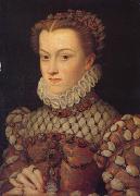 Francois Clouet Elisabeth of Austria,queen of France (mk05) oil painting artist